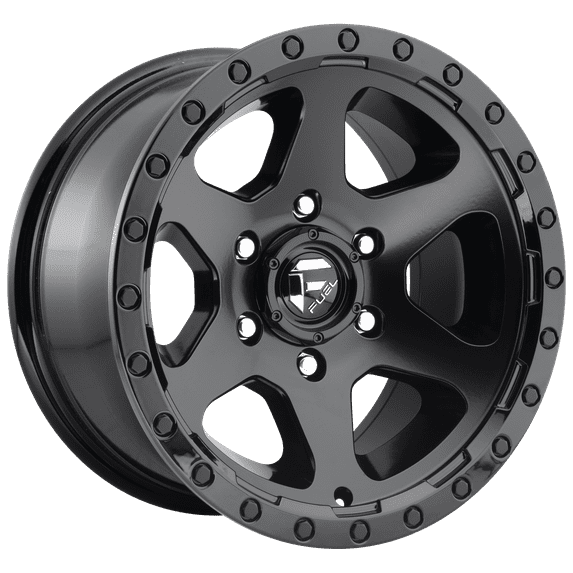 Fuel D589 Ripper 17X9 5X127 1Et 108Cb Matte Black Gloss Black Lip Wheel