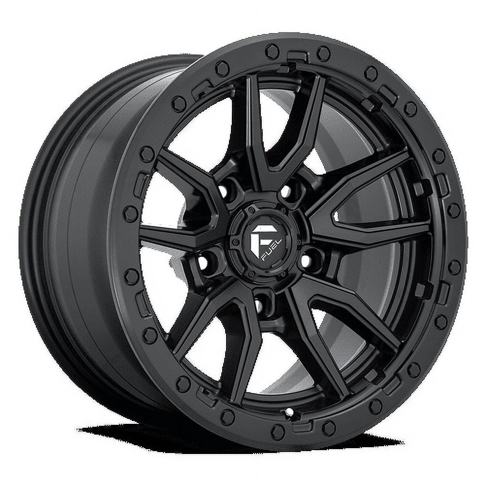 Rebal Rally Rims Fuel D679 Rebel 16X8 Custom Matte Black Wheel, 6X139.7 1Et, 106.1Cb ...