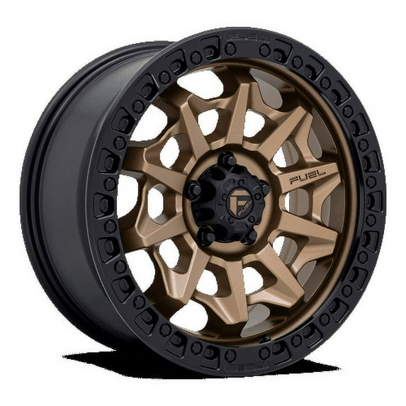 Fuel D696 Covert 18X9 5X127 -12Et 106.1Cb Matte Bronze Black Bead Ring Wheel