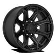 thumbnail image 1 of Fuel D706 Siege 22X10 6X139.7 -18Et 124.3Cb Matte Black Wheel, 1 of 3