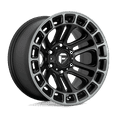 thumbnail image 1 of Fuel D720 Heater 20X10 6X139.7 -18Et 78Cb Matte Black Double Dark Tint Machined Wheel, 1 of 3