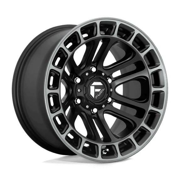 Fuel D720 Heater 20X10 6X139.7 -18Et 78Cb Matte Black Double Dark Tint Machined Wheel