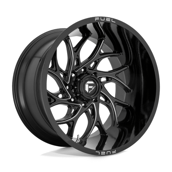 Fuel D741 Runner 20X10 5X127 -18Et 125.1Cb Gloss Black Milled Wheel