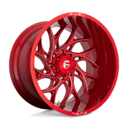 Fuel D742 Runner 20X8.25 8X200 105Et 124.3Cb Candy Red Milled Wheel