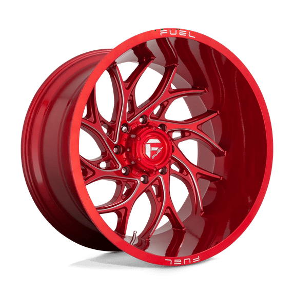 Fuel D742 Runner 20X8.25 8X200 105Et 124.3Cb Candy Red Milled Wheel