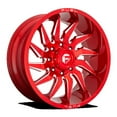 thumbnail image 1 of Fuel D745 Saber 20X9 8X165.1 20Et 125.2Cb Candy Red Milled Wheel, 1 of 3