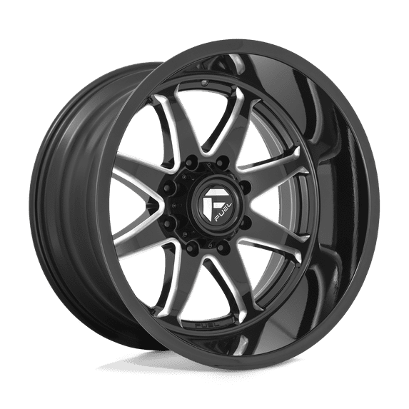 Fuel D749 Hammer 22X12 6X135 -44Et 71.5Cb Gloss Black Milled Wheel