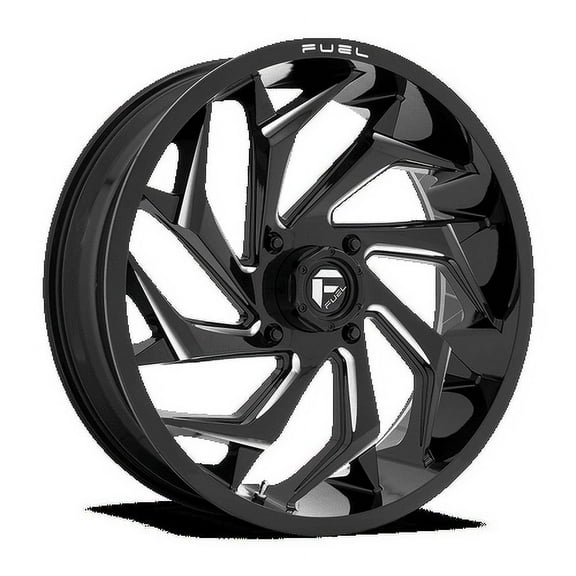 Fuel D753 Reaction 18X7 4X156 13Et 132Cb Gloss Black Milled Wheel
