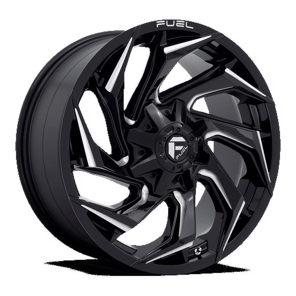 Fuel D753 Reaction 20X9 6X135/6X139.7 1Et 125.2Cb Gloss Black Milled ...