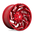 thumbnail image 1 of Fuel D754 Reaction 18X9 8X180 1Et 125.2Cb Candy Red Milled Wheel, 1 of 3
