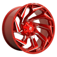 thumbnail image 1 of Fuel D754 Reaction 20X10 5X114.3/5X127 -18Et 125.2Cb Candy Red Milled Wheel, 1 of 3
