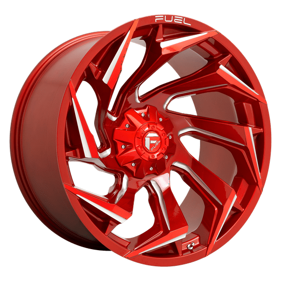 Fuel D754 Reaction 20X10 6X135/6X139.7 -18Et 125.1Cb Candy Red Milled Wheel