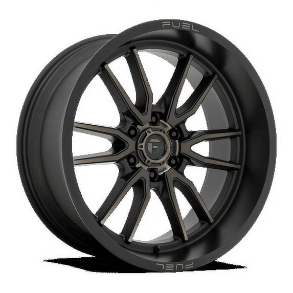 Fuel D762 Clash 22X10 6X135 -18Et 87.1Cb Matte Black Double Dark Tint Wheel