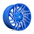 thumbnail image 1 of Fuel D774 Typhoon 22X10 6X135/6X139.7 -18Et 78Cb Anodized Blue Milled Wheel, 1 of 3
