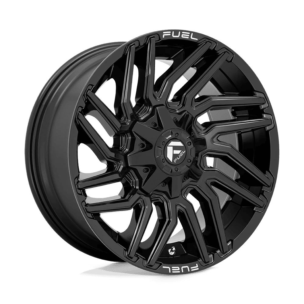 Fuel D776 Typhoon 22X12 8X165.1 -44Et 125.2Cb Gloss Black Wheel