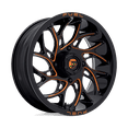 thumbnail image 1 of Fuel D780 Runner Utv 18X7 4X137 13Et 110.1Cb Gloss Black Milled Orange Wheel, 1 of 3