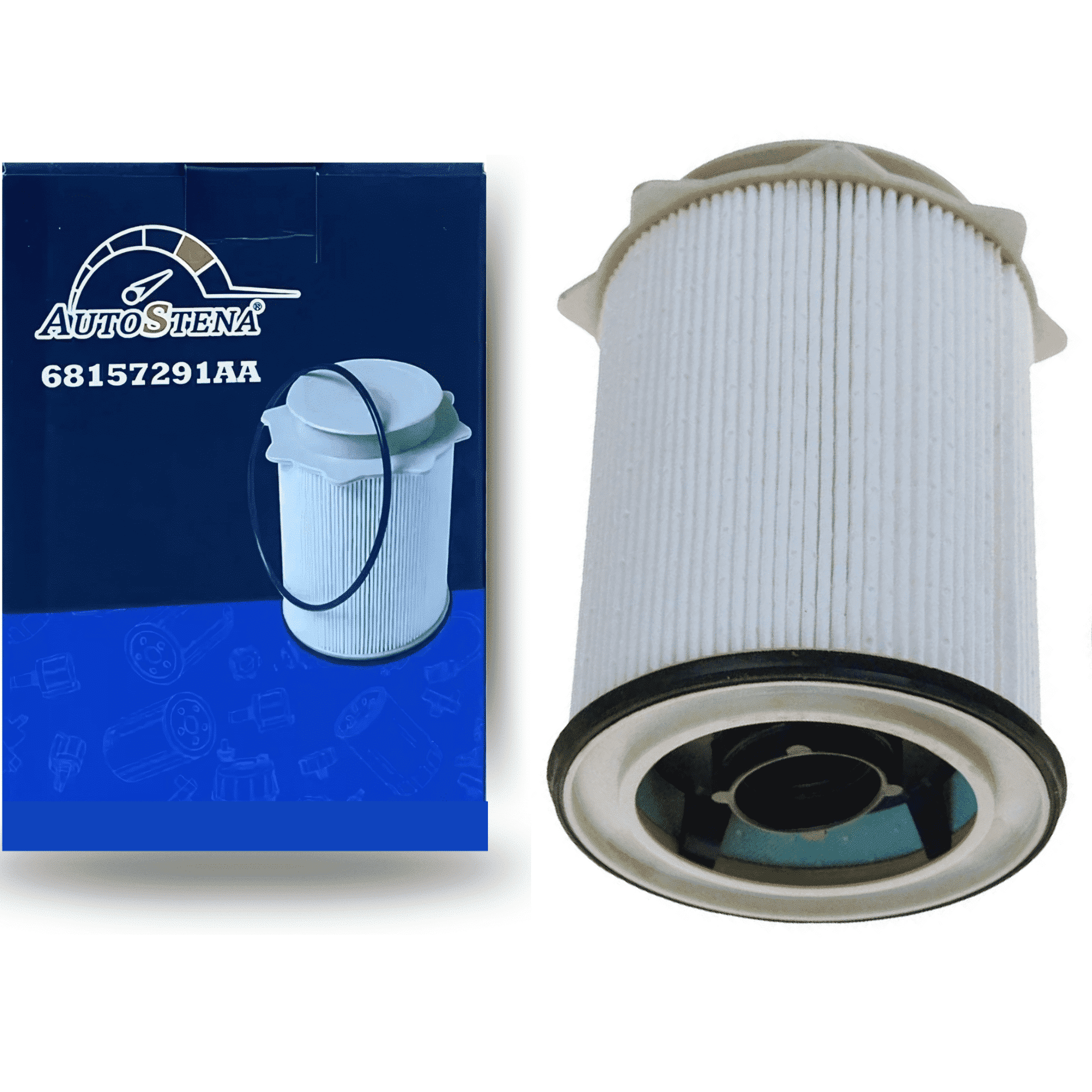 Fuel Filter and Water Separator Replacement, Compatible with 2010-2022 Dodge Ram 2500/3500 6.7L Cummins Diesel Engine
