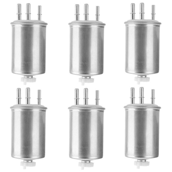 Fuel Filter 6-Pack For Ford 1.8L TDCi 2001-2004 and Mondeo 2.0L TDCi 2000-2007, Replaces HDF924E 0450906508 1132631, 6-Pack