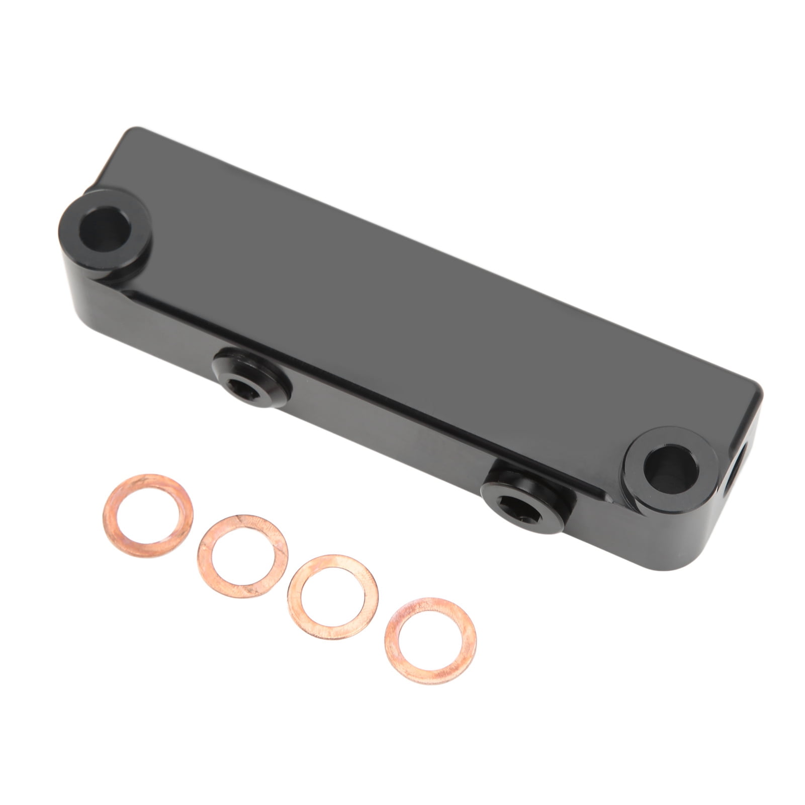 Fuel Filter Bypass Kit with 4 Gaskets Metal Black Replacement For Dodge