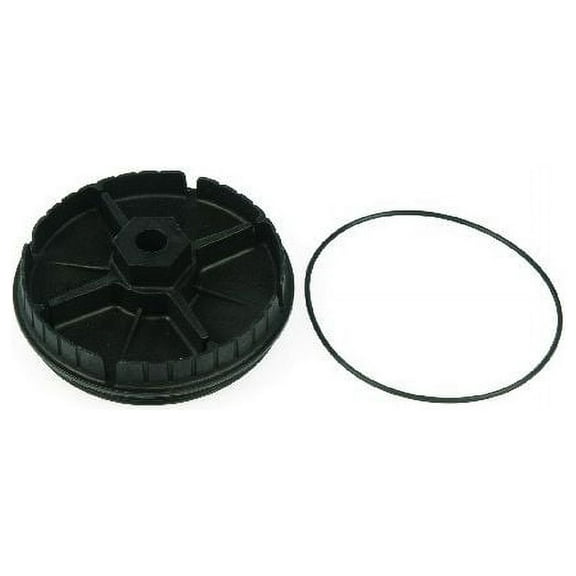 Fuel Filter Cap - Compatible with 2000 - 2009 Dodge Ram 3500 5.9L 6-Cylinder 2001 2002 2003 2004 2005 2006 2007 2008
