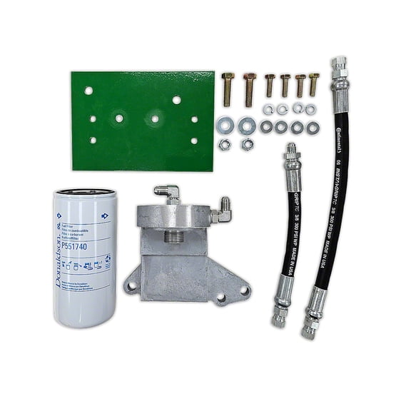 Fuel Filter Conversion Kit Fits John Deere 4030, 4040, 4055, 4230, 4250, 4255, 4240, 4430, 4350, 4440, 4450, 4455, 4530 Tractors
