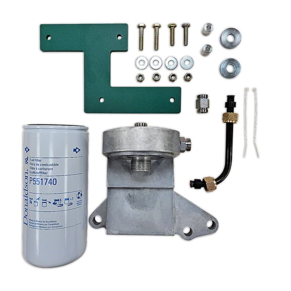 Fuel Filter Conversion Kit Fits John Deere 7810, 7820, 8100, 8110, 8120, 8200, 8210, 8220, 8300, 8310, 8320 Tractors