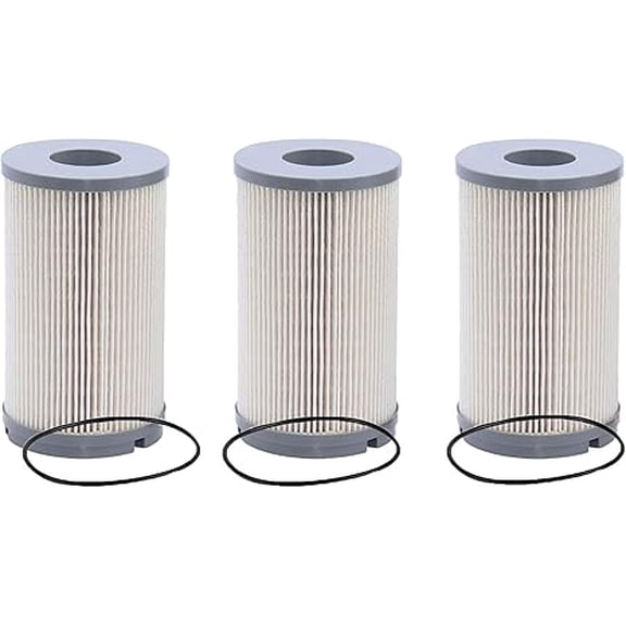 Fuel Filter Element Compatible with 2015-2017 Peterbilt DAF Kenworth Trucks 367 389 587 MX11 MX13 Engines, Replace K37-1029 K37-1011 FS20172 PF46081, set of 3