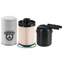 Fuel Filter FD4615 + Oil Filter FL2051S Compatible with 2011-2016 Ford F250 Super Dury F-350 F450 F550 6.7 Powerstroke