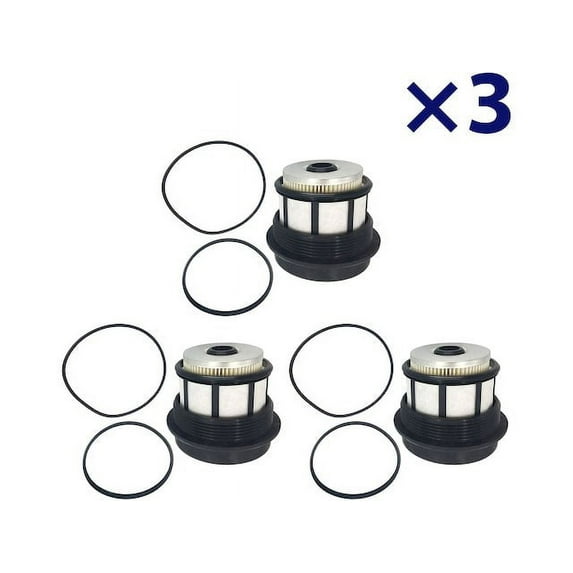 Fuel Filter Kit - Compatible with 1999 - 2002 Ford E-350 Econoline Club Wagon 7.3L V8 Diesel 2000 2001