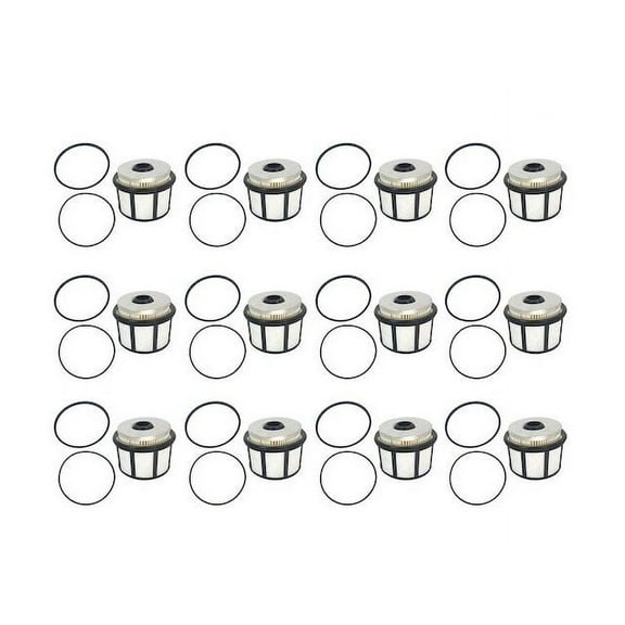 Fuel Filter Kit - Compatible with 2000 - 2002 Ford E-450 Econoline Super Duty 7.3L V8 Diesel - Replacement