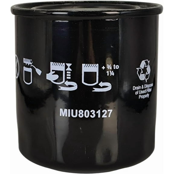 Fuel Filter MIU803127 Compatible with John Deere Mower 1570 1575 1580 1585 1600 3032 4044 7400A 7500A 7700A 8000A 8700A 8800A 9009A 1600 Turbo Series III 8900A Z997R SN 25216