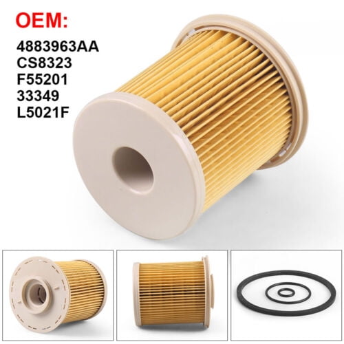 Fuel Filter & O-Rings For 97-99 Dodge 5.9 Cummins CS8323 F59201 L5021F 33349