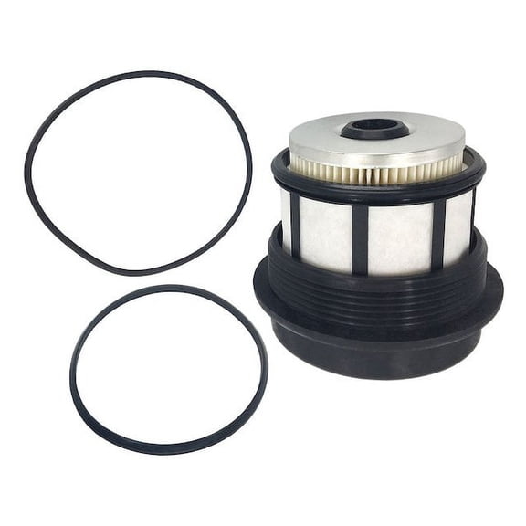 Fuel Filter - with Cap and Seals - Compatible with 1999 - 2003 Ford F-250 Super Duty 7.3L V8 Turbo Diesel 2000 2001 2002