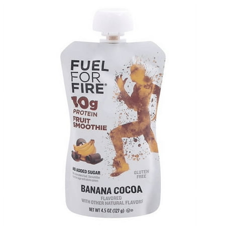Fuel For Fire Banana Cocoa Protein Smoothie, 6-Pack 4.5 oz. Pouches