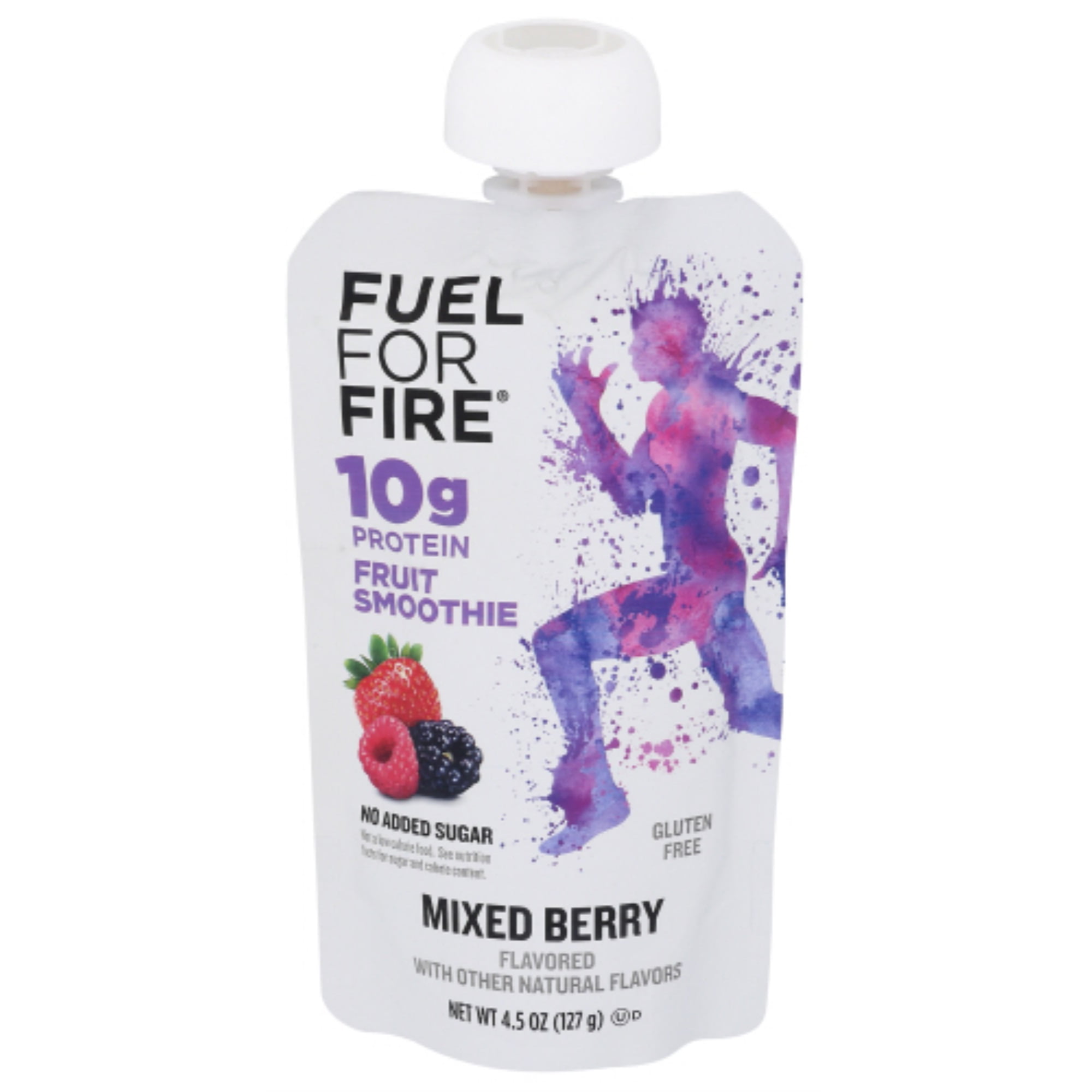 Fuel For Fire Mixed Berry Fruit & Protein Smoothie, 4.5 Oz