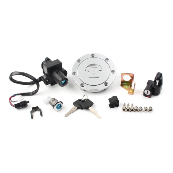 Fuel Gas Cap Ignition Switch Lock Set For 1989-1998 Honda CB400 CB-1 VT250 MC20