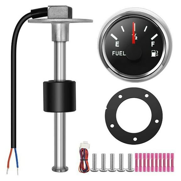 Fuel Gauge Kit Car Fuel Tank Fuel Level Sensor for Boat Truck Caravan Yacht Universal Accessories