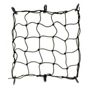 Fuel Helmets 30 in. x 30 in. Max Stretch Cargo Net for ATV, Motorcycle, Boat, Car, Color Black