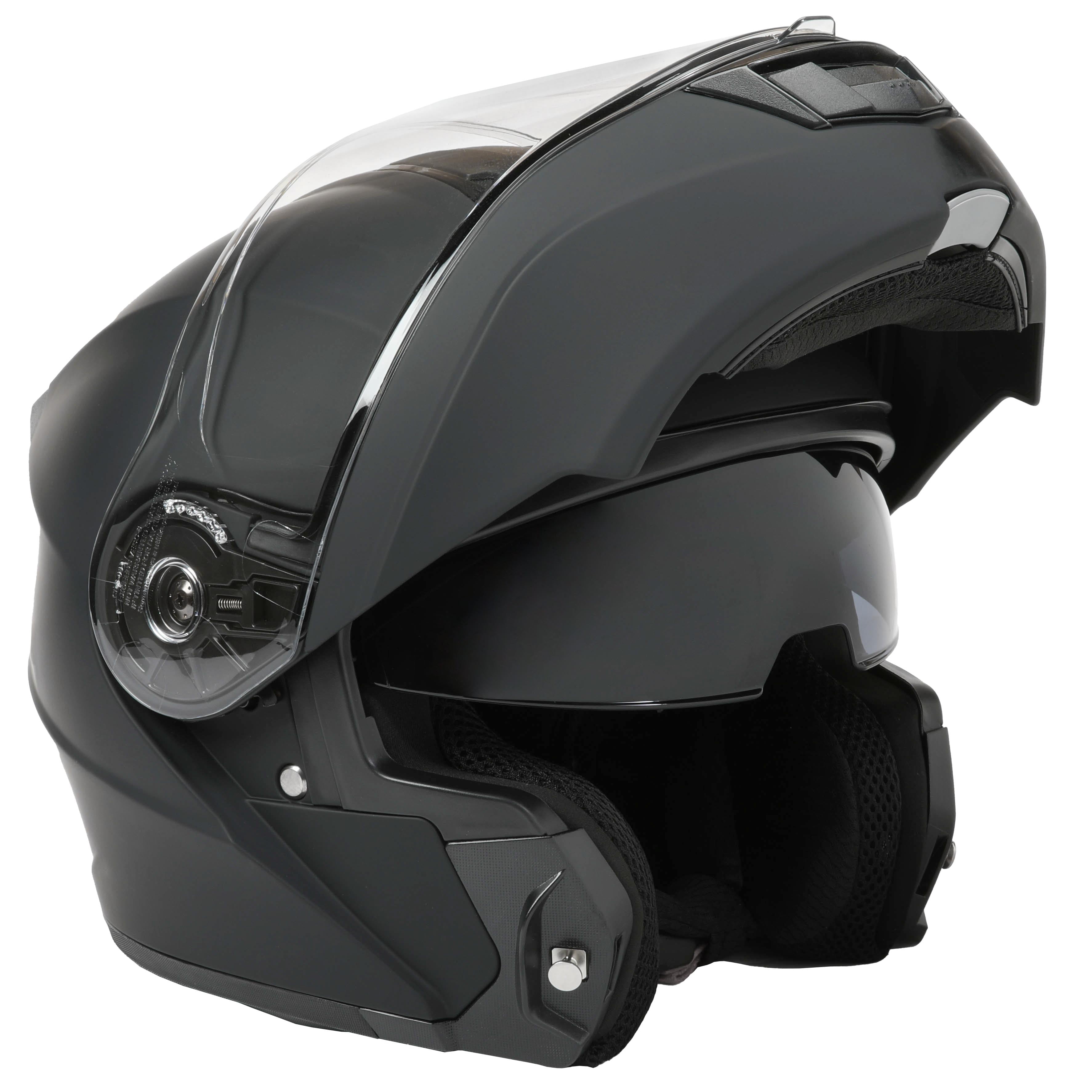 Fuel Helmets ACE Adult Modular Helmet - Large, Black