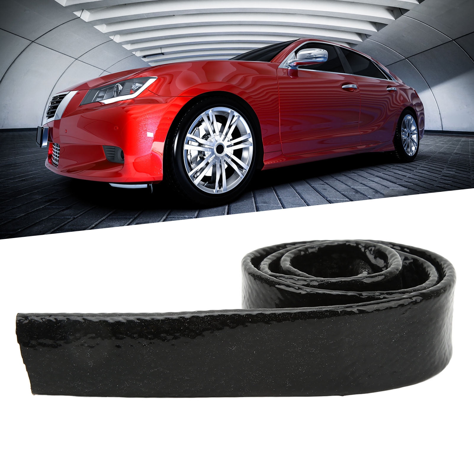 Fuel Hose Fire Sleeve, 1m Fuel Hose Heat Fiberglass Fire Proof Flexible