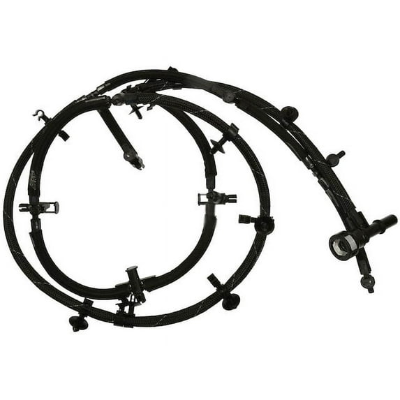 Fuel Injector Fuel Return Hose - Compatible with 2011 - 2016 Ford F-550 Super Duty 6.7L V8 2012 2013 2014 2015