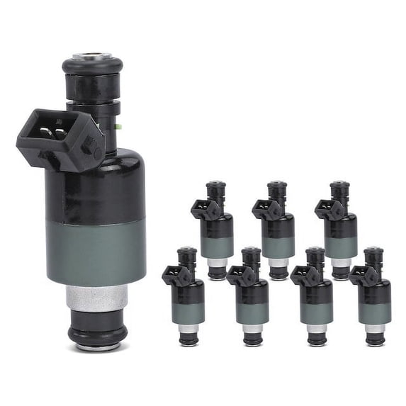 Fuel Injector Kit 8 - Compatible with 1996 - 2000 GMC K3500 7.4L V8 Naturally Aspirated - Autopart Premium