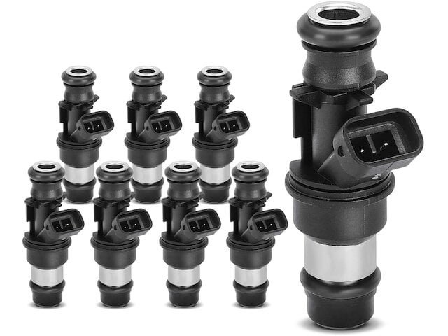 Fuel Injector Kit 8 - Compatible with 2003 - 2007 Isuzu NPR Base 6.0L V8 Naturally Aspirated - Autopart Premium