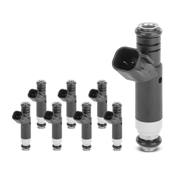 Fuel Injector Kit 8 - Compatible with 2004 - 2008 Ford E-150 4.6L V8 - Autopart Premium