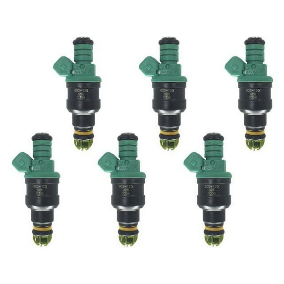 Fuel Injector Kit - Compatible with 1993 BMW 525iT 2.5L 6-Cylinder