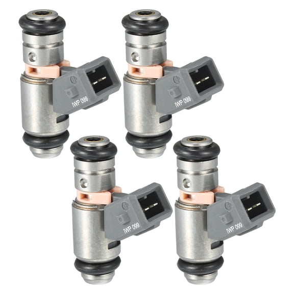 Fuel Injector No.8200025248 Fuel Injection Nozzle for RENAULT Kangoo 2002-2007 1.0 Gray 4 Pcs