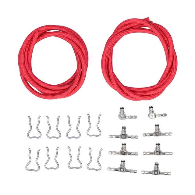 Fuel Injector Return Line Rail Kit with Metal Fittings Replacement for