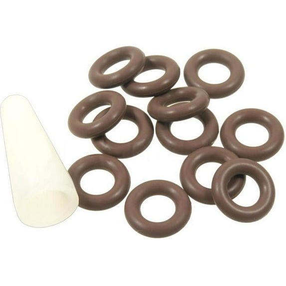 Fuel Injector Seal Kit - Compatible with 1987 - 2004, 2011 - 2019 Ford F-150 1988 1989 1990 1991 1992 1993 1994 1995 1996 1997 1998 1999 2000 2001 2002 2003 2012 2013 2014 2015 2016