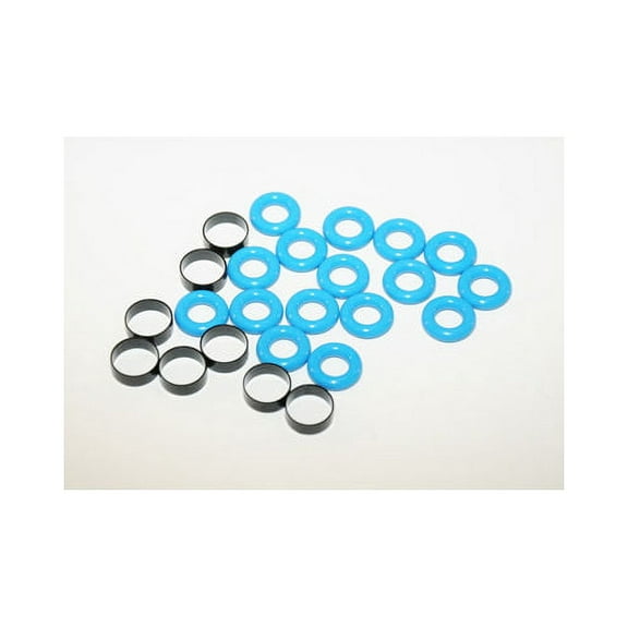 Fuel Injector Seal Kit - Compatible with 1987 - 2000 Pontiac Bonneville 1988 1989 1990 1991 1992 1993 1994 1995 1996 1997 1998 1999