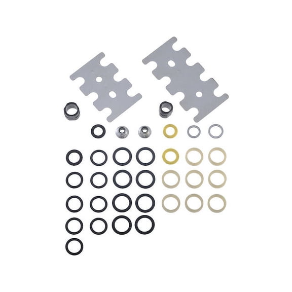 Fuel Injector Seal Kit - Compatible with 1996 - 2004 Chevy S10 4.3L V6 1997 1998 1999 2000 2001 2002 2003
